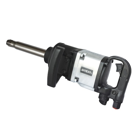 Aircat 1" Straight Impact Wrench With 8" Extended Anvil 1992-A